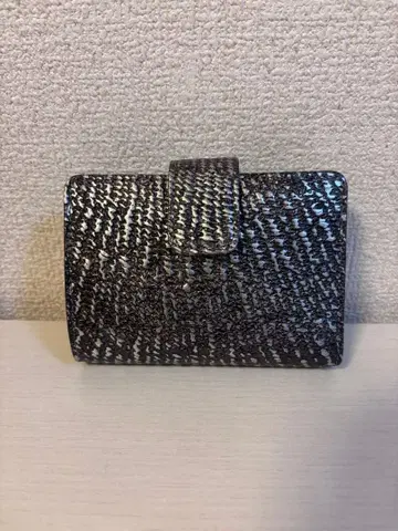 하야시 히로코 DAMASCO (다마스코) 이단 접이식 지갑 실버