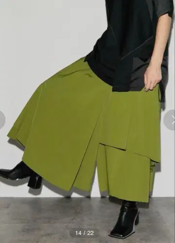 UN3D. 아지메 레이어드 팬츠