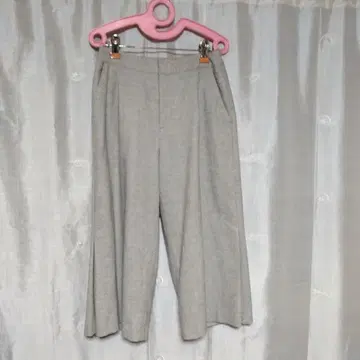 그레이 가우초 팬츠 와이드 레그