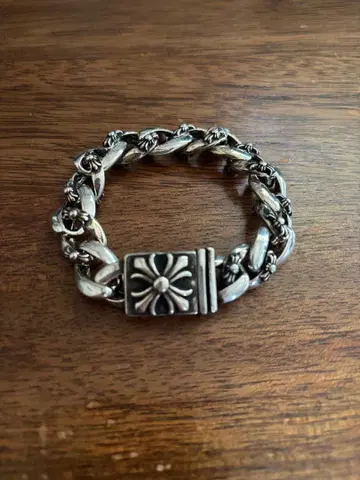 실버 체인 팔찌