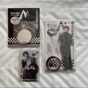 SnowMan 메구로 렌 ON 아크릴 스탠드 스티커 세트