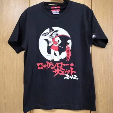 로큰롤 서밋 2012 마녀 프린트 티셔츠 블랙 M