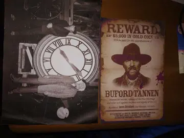 백 투 더 퓨처 비닐 재질? 포스터 2장 세트