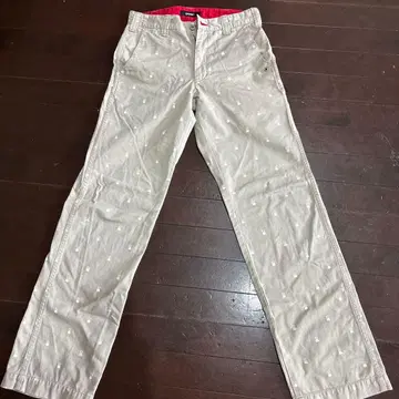 CUNE 토끼 프린트 베이지 치노 팬츠 S