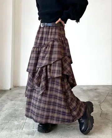 PAGE BOY 도로시 플레어 스커트 프릴 스커트