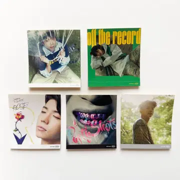 2PM 우영 3650.zip 타워 레코드 한정판 럭키 드로우 스티커 3종