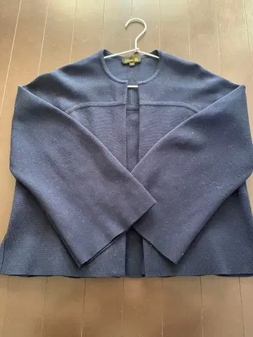 드로어 니트 자켓