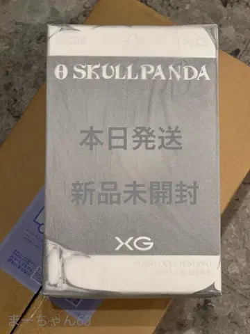 미개봉 새상품 SKULLPANDA x XG 봉제 인형 펜던트 일본 한정판