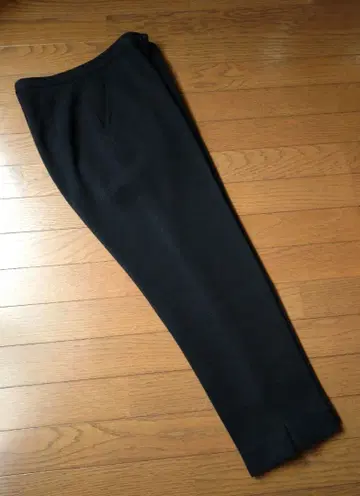 블랙 팬츠 11호 니트 소재의 총 안감