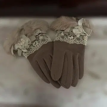 사에라 히스크로네 장갑 파&레이스&비즈