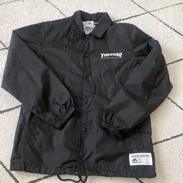 THRASHER 나일론 자켓 S 블랙