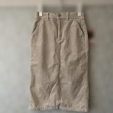 시마무라 크로시 안감 따뜻한 스커트 코듀로이 방풍