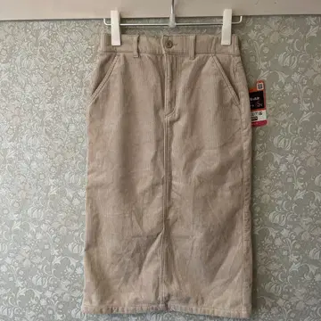 시마무라 크로시 안감 따뜻한 스커트 코듀로이 방풍