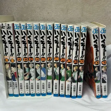 하이큐!! 코믹스 세트 22-33+42권 소설 쇼세츠반