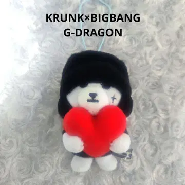 KRUNK x BIGBANG G-DRAGON 지용 하트 허그 마스코트