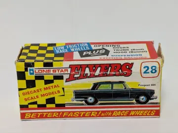 론 스타 플라이어스 1/64 푸조 404 영국제