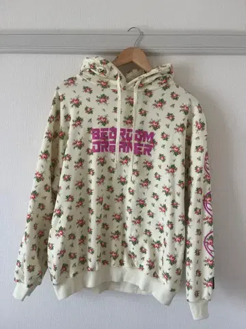 ANNA SUI 플라워 프린트 후드티