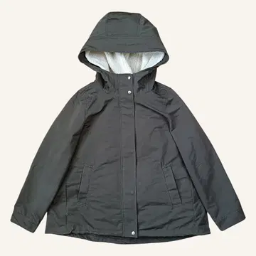 PLST 보아 라이너 포함 마운틴 후드티 브라운 카키 계열 M 사이즈