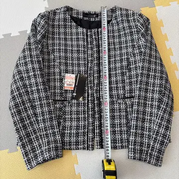 트위드 노카라 자켓 세레모니 포멀 졸업 졸업식 입학