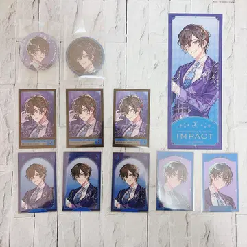 IMPACT 랜덤 사진풍 카드 혜택 캔뱃지 사계절 나기 아키라