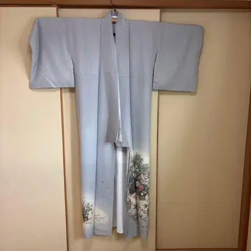 옅은 파란색 설경 이로도메소데