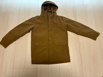 유니클로 다운 자켓 후드 부착