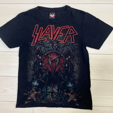 Slayer 그래픽 T셔츠 S 사이즈 블랙 반팔