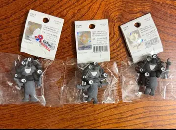 블랙 미야쿠미야쿠 PVC 마스코트 키링 ABC 세트