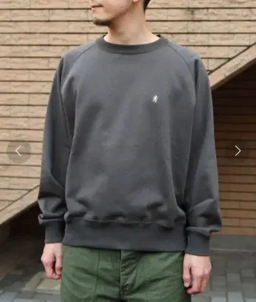 Gymphlex 짐플렉스 맨투맨 남성용 L 차콜 트레이닝복