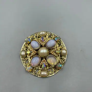 241 빈티지 화려한 오팔 조 브로치