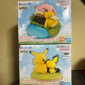 포켓몬 휴식 타임 피규어 피카츄&피츄 코닥&야돈
