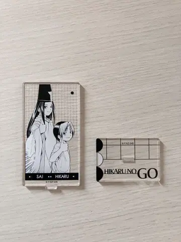 히카루의 바둑 아크릴 스탠드 원화전 C상 후지와라 사이 신도 히카루 천년