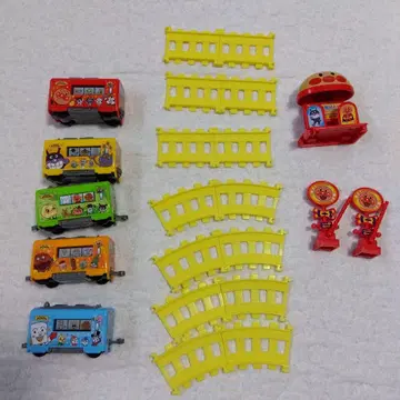호빵맨 기차 세트 캐릭터 레일 가챠가챠