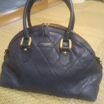 J & M DAVIDSON 네이비 핸드백 2way A4 수납 가능