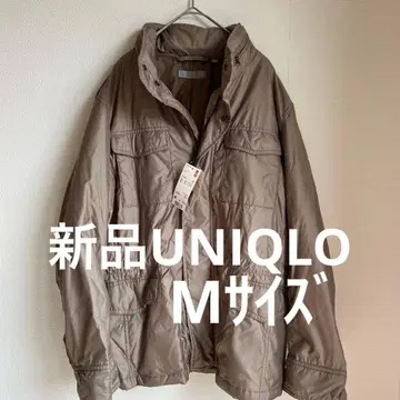 [택 포함 새상품] UNIQLO 베이지 M 사이즈 점퍼 필드 블루종