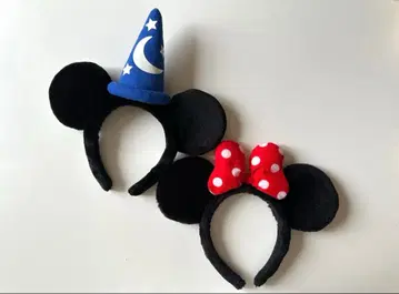 미키 미니 머리띠 세트