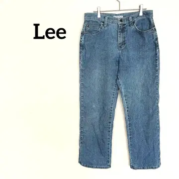 리 스트레이트 데님 여성용 하의 청바지
