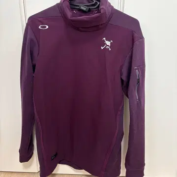 오클리 남성용 L 퍼플 하이넥 스웨터