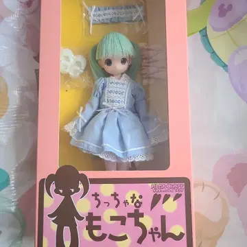 꼬마 모코짱 스카이블루 드레스 파스텔 원피스