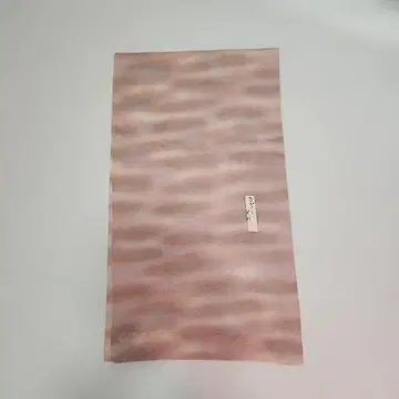 옅은 연보라 핑크 사가노지 염색 순수 실크 오비 장식 천