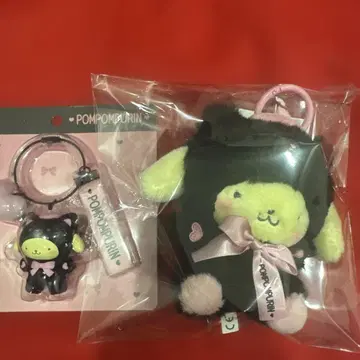 산리오 마크로 애니멀즈 키링 폼폼푸딩 마스코트