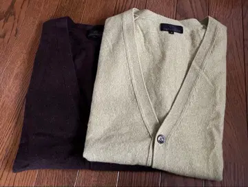 캐시미어 100% 베스트 M 사이즈 2색 세트