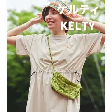 새상품급 KELTY 켈티 별주 드로스트 디자인 스트레치 원피스 베이지