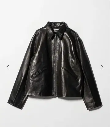 H BEAUTY&YOUTH 호스 가죽 70s 스포츠 자켓 S