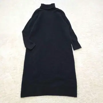 [인기] 최근 모델 플라주 파인 울 하이넥 니트 원피스 프리