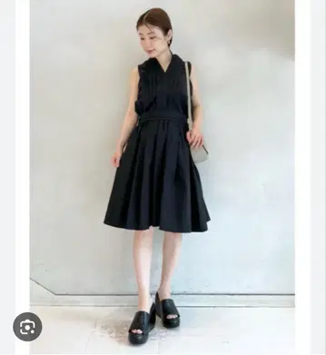 미사용 새상품 snidel 리본 벨트 셔츠 원피스 블랙