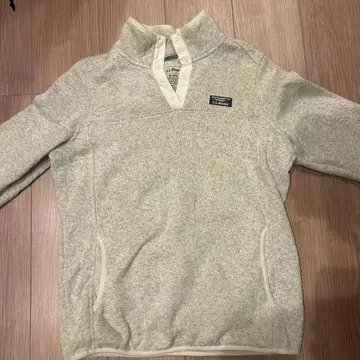 LL.Bean 그레이 하프 지퍼 플리스 자켓 M