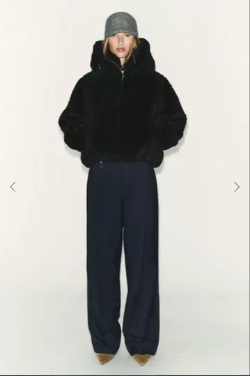 ZARA 후드 부착 써멀 인슐레이션 보아 자켓