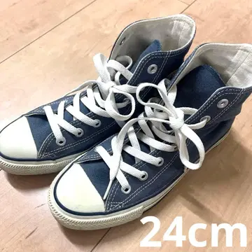 컨버스 하이컷 네이비 24cm