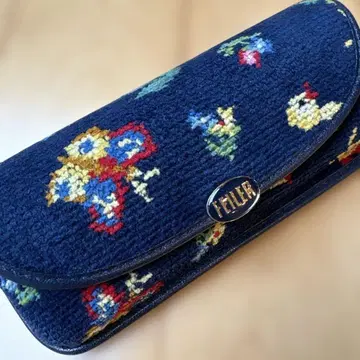 페이러 하이디 패턴 안경 케이스 네이비